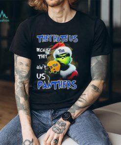 Santa Grinch Christmas They Hate Us Because Ain’t Us Pittsburgh Panthers Shirt