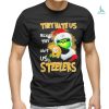 Santa Grinch Christmas They Hate Us Because Ain’t Us New Orleans Saints T shirt