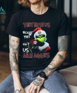 Santa Grinch Christmas They Hate Us Because Ain’t Us Texas A&M Aggies Shirt