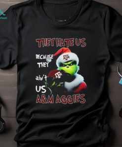 Santa Grinch Christmas They Hate Us Because Ain’t Us Texas A&M Aggies Shirt