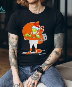 Santa Grinch Cleveland Browns Gift Christmas 2023 shirt
