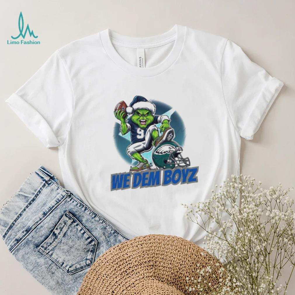 Santa Grinch Dallas Cowboys vs Philadelphia Eagles We Dem Boyz Merry Christmas 2023 Shirt Santa Grinch Dallas Cowboys vs Philadelphia Eagles We Dem Boyz Merry Christmas 2023 Shirt
