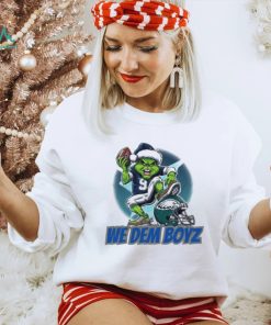 Santa Grinch Dallas Cowboys vs Philadelphia Eagles We Dem Boyz Merry Christmas 2023 Shirt