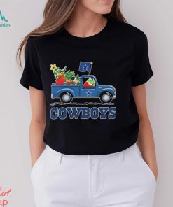 Santa Grinch Drive Truck Dallas Cowboys Christmas Shirt