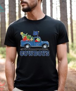 Santa Grinch Drive Truck Dallas Cowboys Christmas Shirt