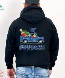 Santa Grinch Drive Truck Dallas Cowboys Christmas Shirt