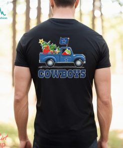 Santa Grinch Drive Truck Dallas Cowboys Christmas Shirt