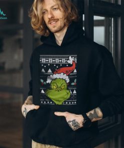 Santa Grinch Face Christmas Shirt