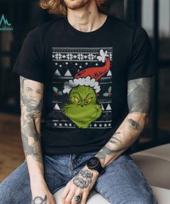 Santa Grinch Face Christmas Shirt