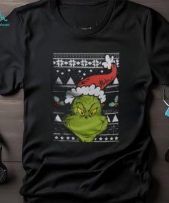 Santa Grinch Face Christmas Shirt