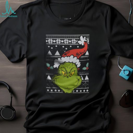 Santa Grinch Face Christmas Shirt