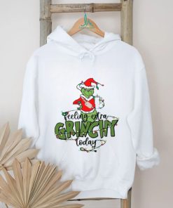 Santa Grinch Feeling Extra Grinchy Today Christmas Lightning 2023 T Shirt, hoodie, sweater, long sleeve and tank top Santa Grinch Feeling Extra Grinchy Today Christmas Lightning 2023 T Shirt