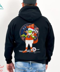 Santa Grinch Houston Astros Gift Christmas Shirt