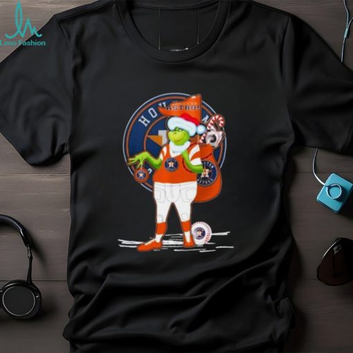 Santa Grinch Houston Astros Gift Christmas Shirt