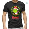 Grinch Santa Hug Ball Grinch Glossy Jeep Merry Christmas Shirt