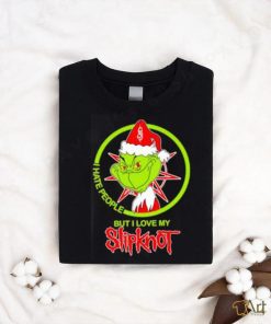 Santa Grinch I hate people Slipknot merry christmas shirt