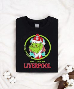 Santa Grinch I hate people but I love my Liverpool FC shirt