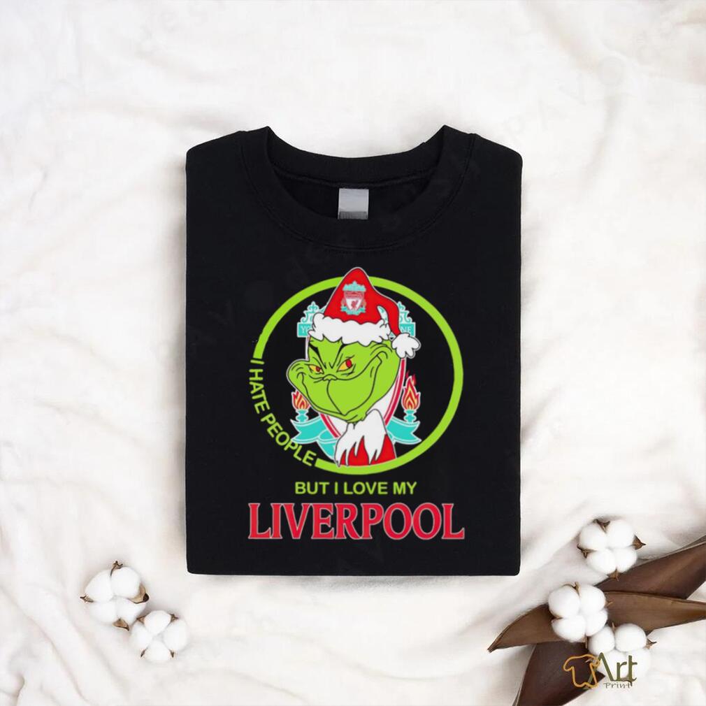 Santa Grinch I hate people but I love my Liverpool FC shirt Santa Grinch I hate people but I love my Liverpool FC shirt