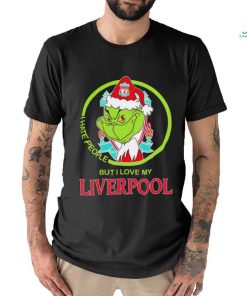 Santa Grinch I hate people but I love my Liverpool FC shirt