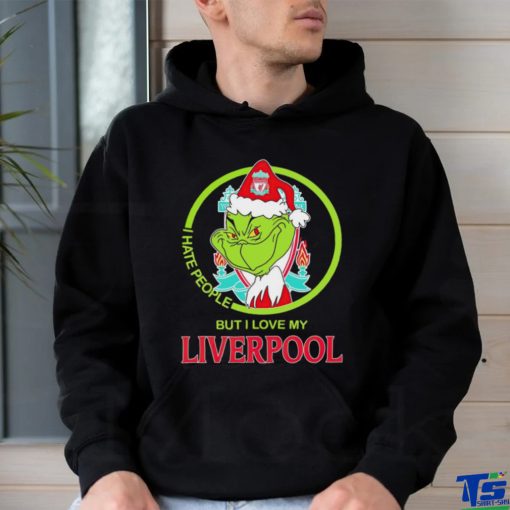 Santa Grinch I hate people but I love my Liverpool FC shirt