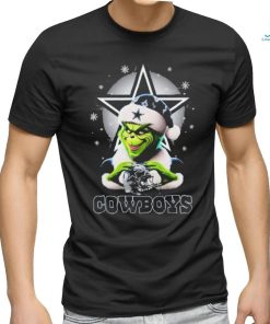Santa Grinch Love Dallas Cowboys Christmas Shirt