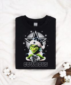 Santa Grinch Love Dallas Cowboys Christmas Shirt, hoodie, sweater, long sleeve and tank top Santa Grinch Love Dallas Cowboys Christmas Shirt