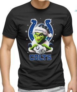 Santa Grinch Love Indianapolis Colts Christmas Shirt