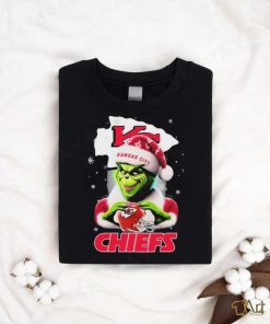 Santa Grinch Love Kansas City Chiefs Christmas Shirt