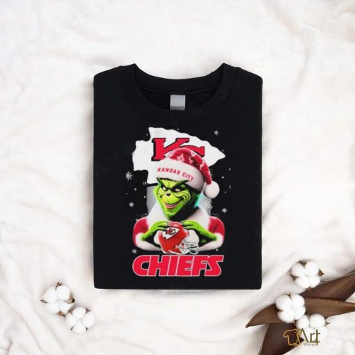 Santa Grinch Love Kansas City Chiefs Christmas Shirt