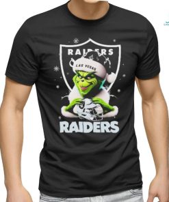 Santa Grinch Love Las Vegas Raiders Christmas Shirt