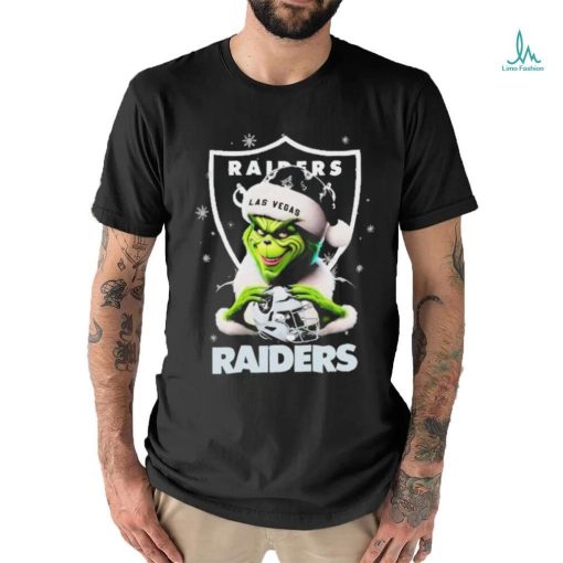 Santa Grinch Love Las Vegas Raiders Christmas Shirt