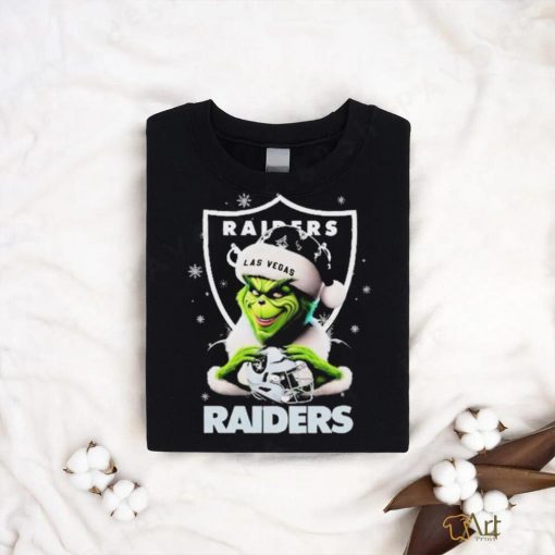 Santa Grinch Love Las Vegas Raiders Christmas Shirt