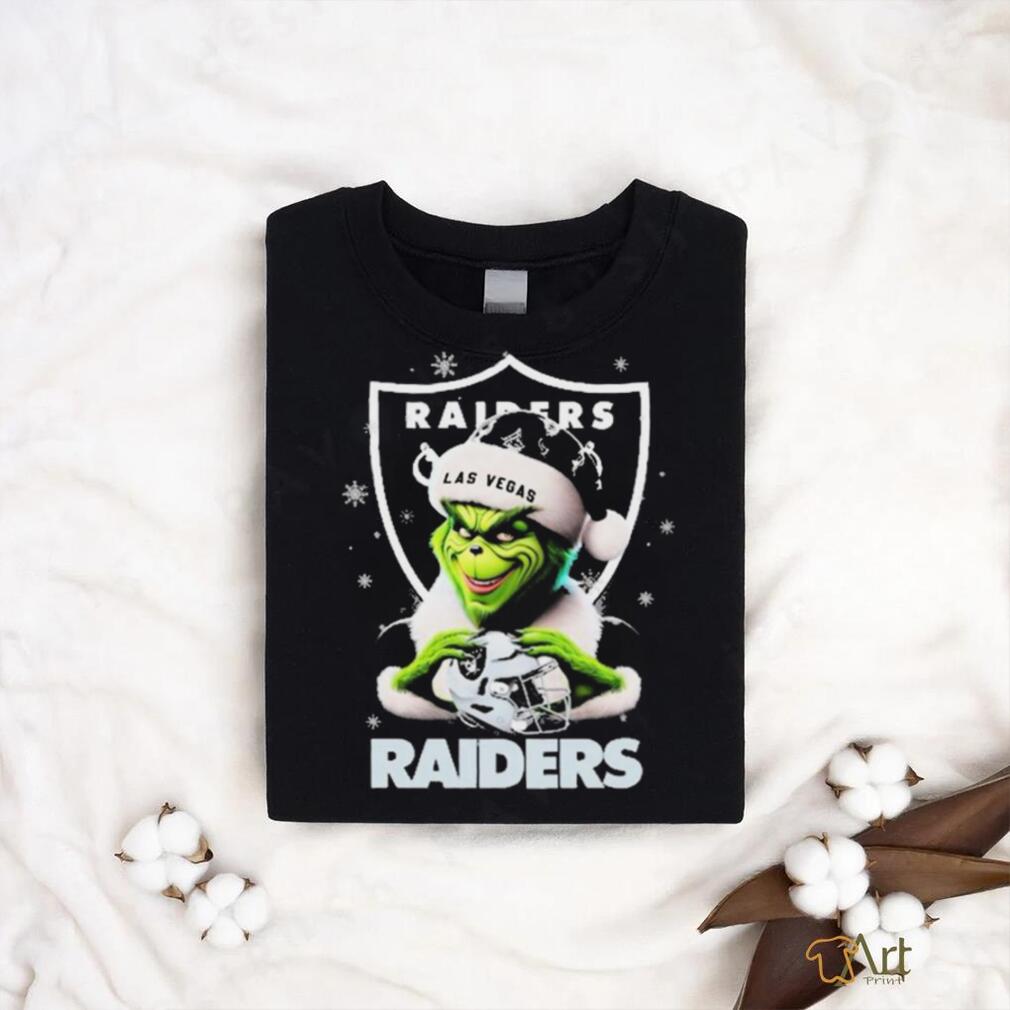 Las Vegas Raiders grinch merry christmas 2023 shirt - teejeep