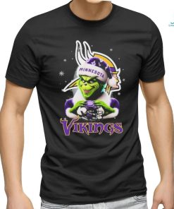 Santa Grinch Love Minnesota Vikings Christmas Shirt