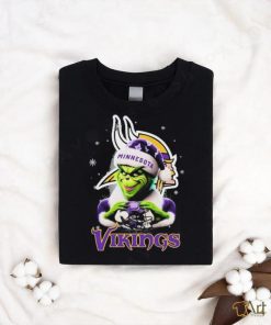 Santa Grinch Love Minnesota Vikings Christmas Shirt, hoodie, sweater, long sleeve and tank top Santa Grinch Love Minnesota Vikings Christmas Shirt