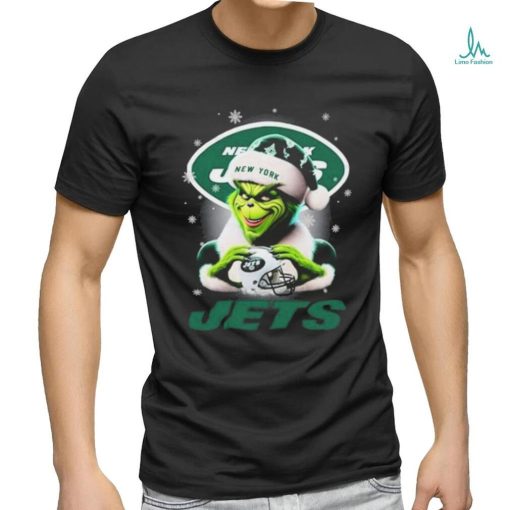 Santa Grinch Love New York Jets Christmas Shirt