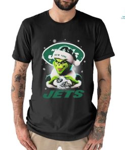 Santa Grinch Love New York Jets Christmas Shirt