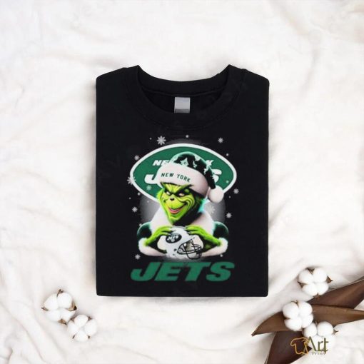 Santa Grinch Love New York Jets Christmas Shirt