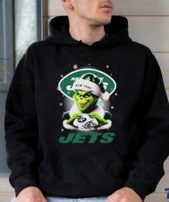 Santa Grinch Love New York Jets Christmas Shirt