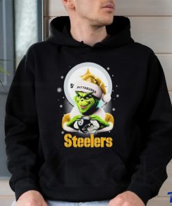 Santa Grinch Love Pittsburgh Steelers Christmas Shirt