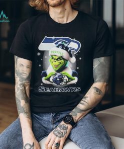 Santa Grinch Love Seattle Seahawks Christmas Shirt