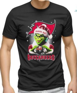 Santa Grinch Love Tampa Bay Buccaneers Christmas Shirt