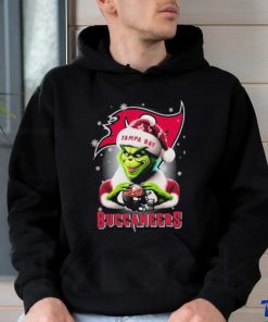 Santa Grinch Love Tampa Bay Buccaneers Christmas Shirt