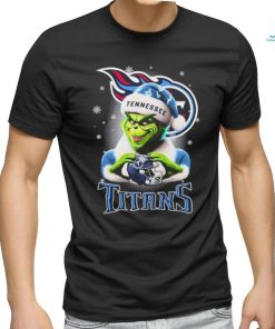 Santa Grinch Love Tennessee Titans Christmas Shirt