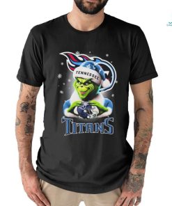 Santa Grinch Love Tennessee Titans Christmas Shirt