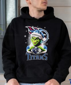 Santa Grinch Love Tennessee Titans Christmas Shirt