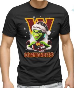 Santa Grinch Love Washington Commanders Christmas Shirt