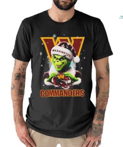 Santa Grinch Love Washington Commanders Christmas Shirt