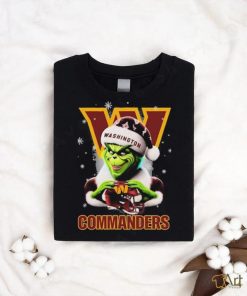 Santa Grinch Love Washington Commanders Christmas Shirt