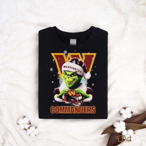 Santa Grinch Love Washington Commanders Christmas Shirt